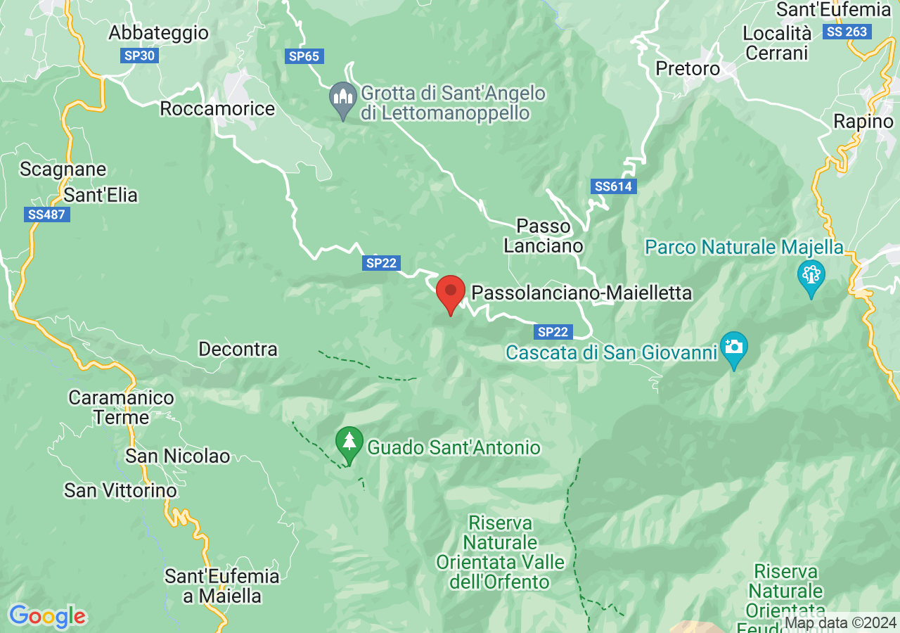Mappa di Grotta della Lupa