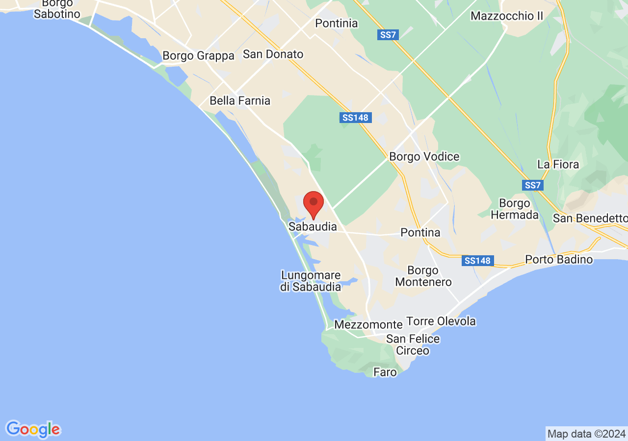 Mappa di Laghi di Sabaudia