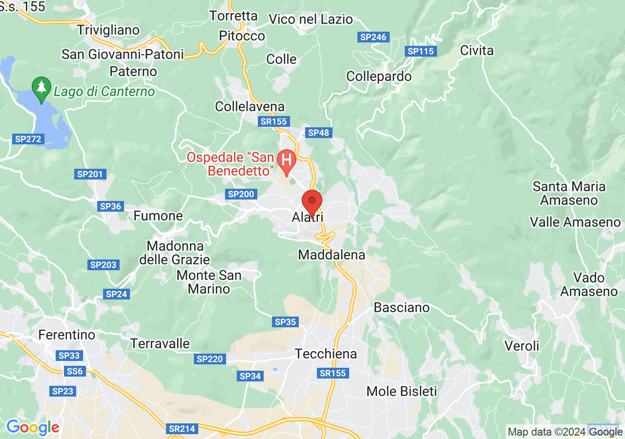 Mappa di Museo Civico di Alatri