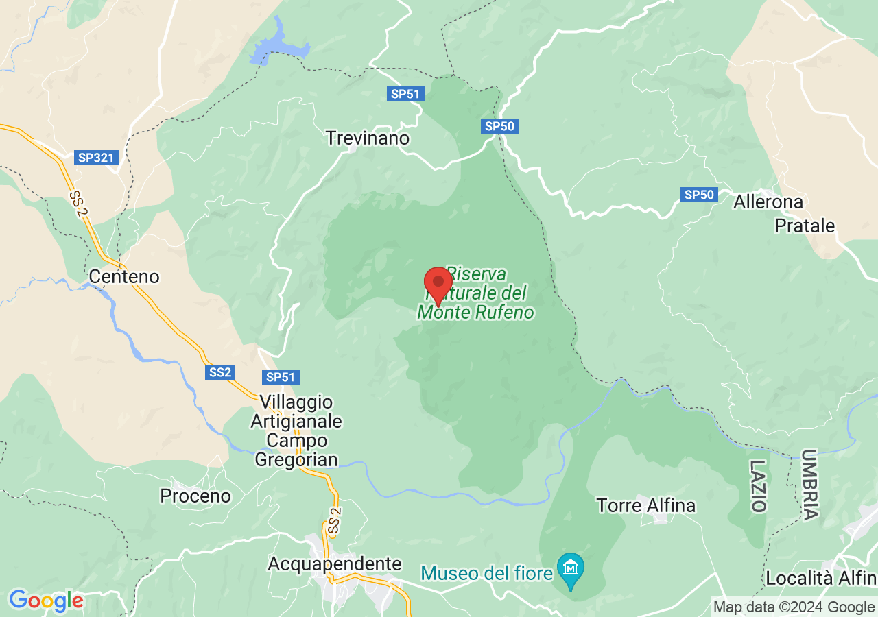 Mappa di Osservatorio astronomico di monte Rufeno