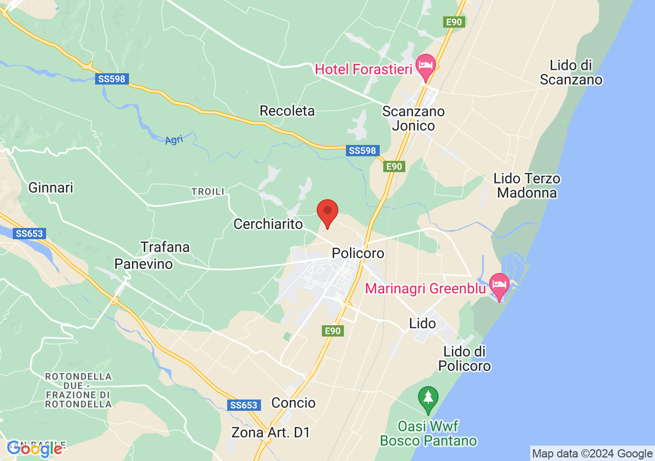 Mappa di Parco archeologico Siris-Herakleia