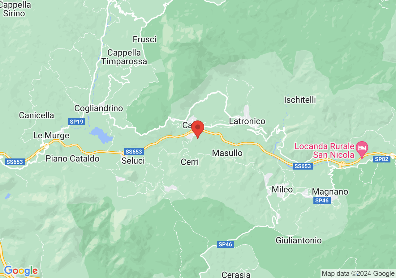 Mappa di Terme Lucane e Museo del Termalismo