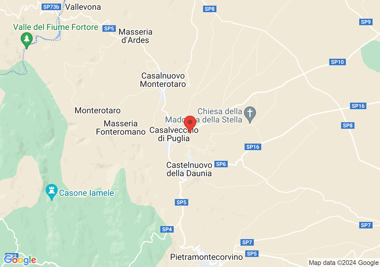 Mappa di Torre dei Briganti