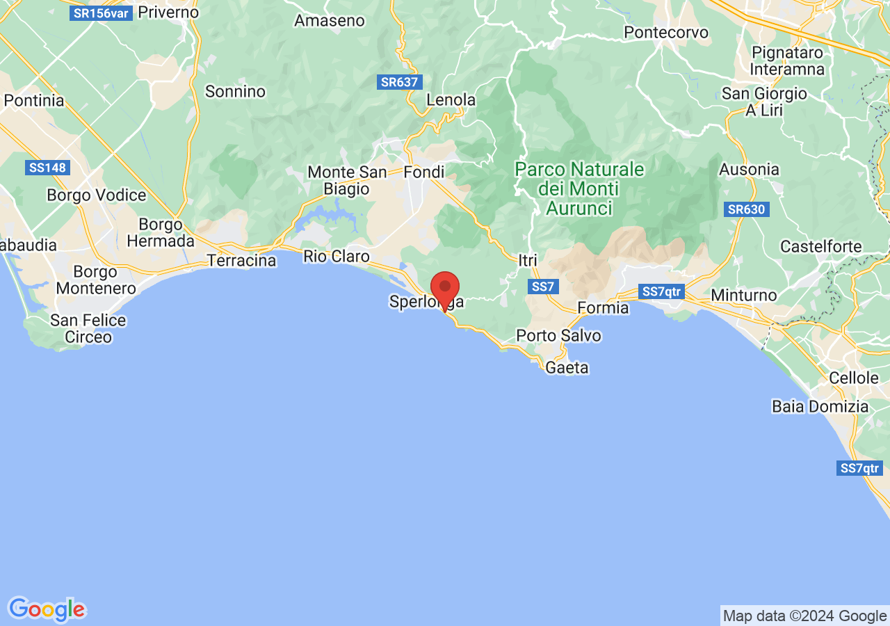 Mappa di Villa di Tiberio